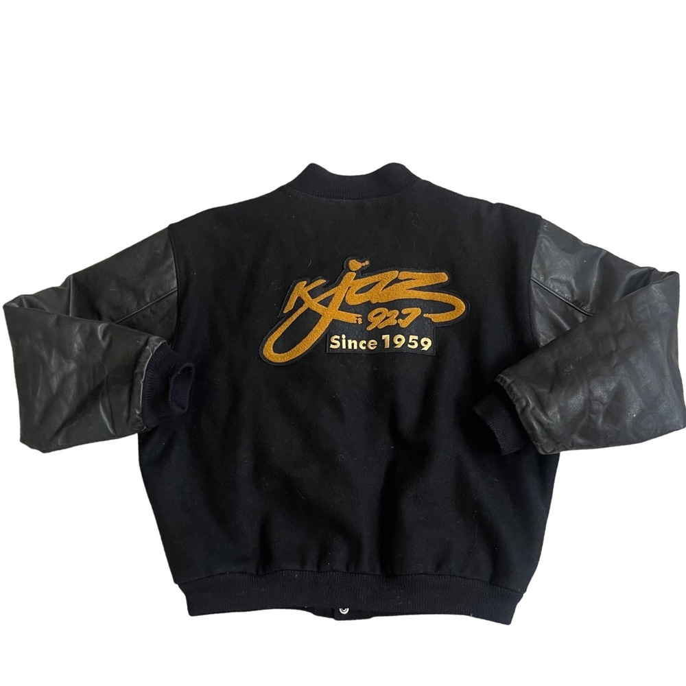 Golden Bear bear 4 wear KJazz 92.7‎ Since 1959 Varsity Jacket Letterman Mens L
